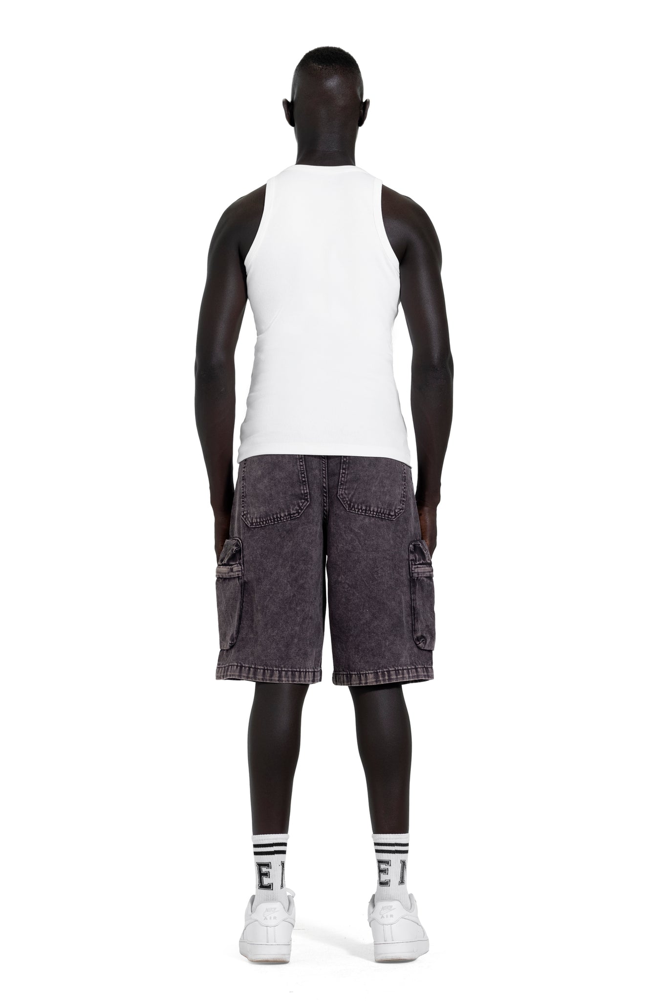 Short Jeans In Grey