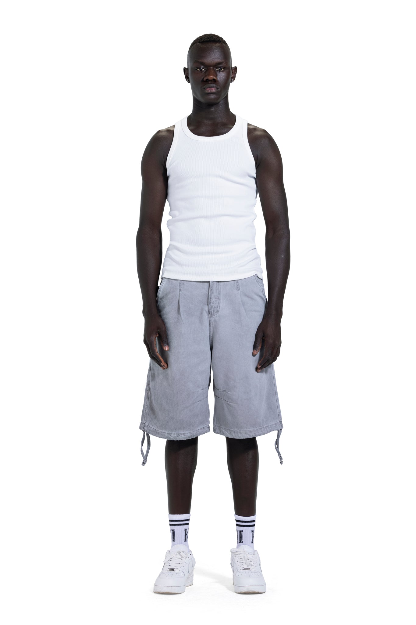 Short Catch In  Dark Wash