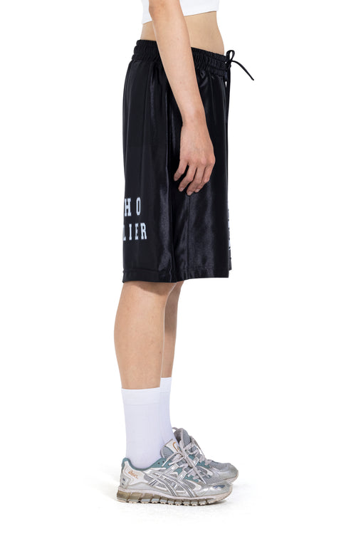 Oversized Sport Mesh Shorts – Black 80 Edition