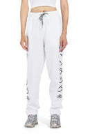 White Side Printed Jogger Pants
