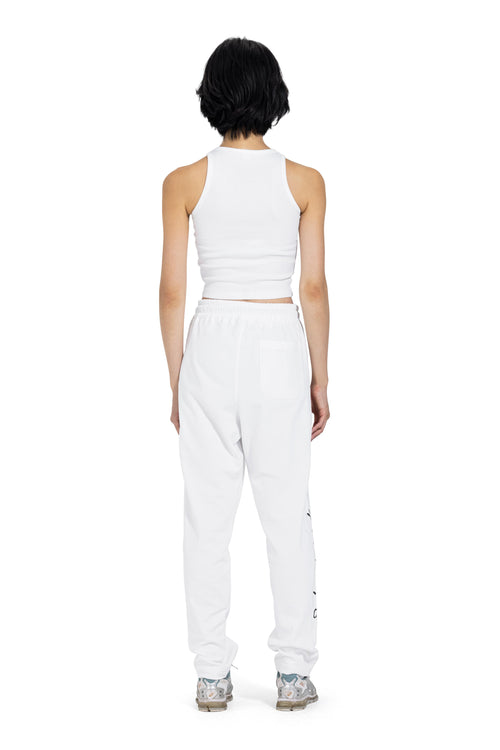 White Side Printed Jogger Pants
