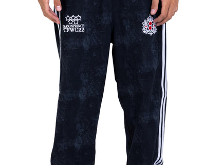 Washed Waterproof Side Stripe Pants