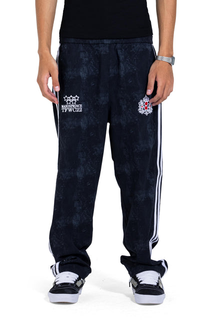 Washed Waterproof Side Stripe Pants