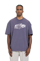 Printed T-shirt Catch In Grey