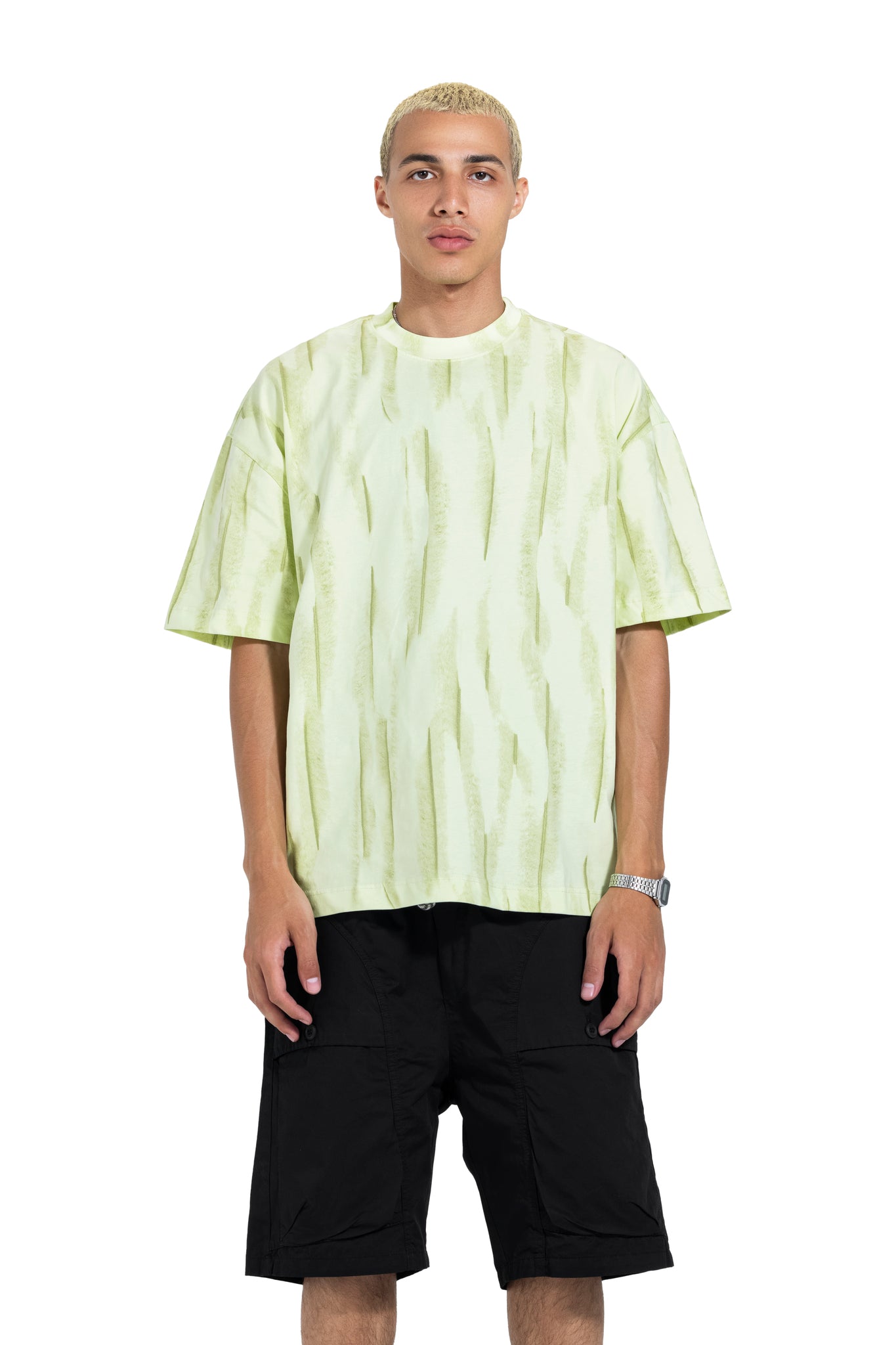 T-shirt Tie Die In Yellow