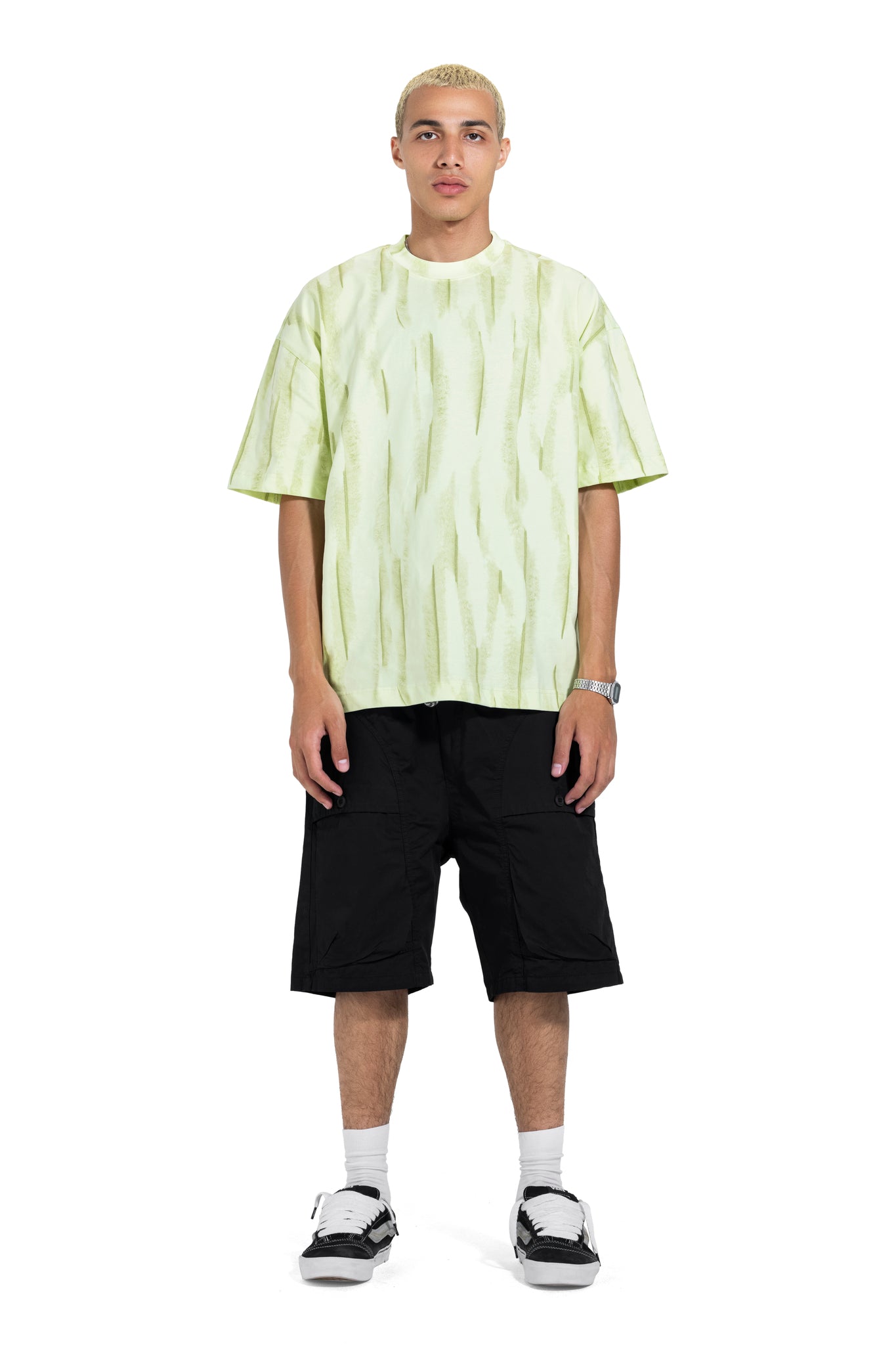 T-shirt Tie Die In Yellow