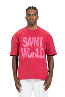 Printed T-shirt In Red