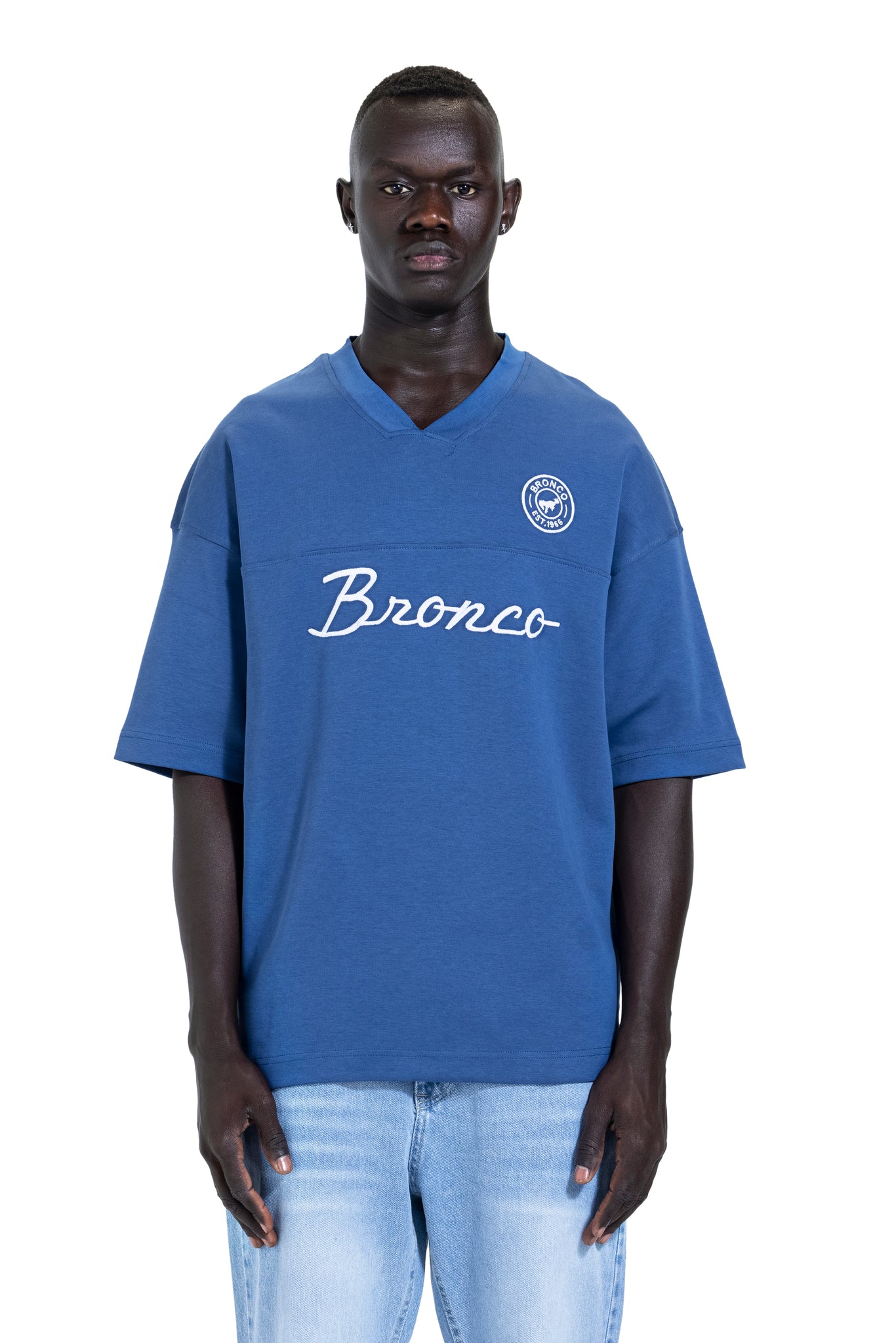 Printed T-Shirt Catch In Blue