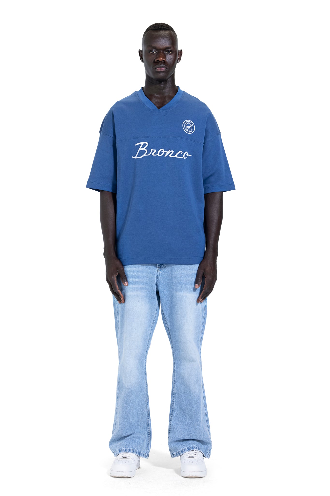 Printed T-Shirt Catch In Blue