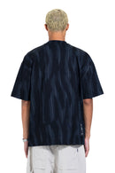 T-tshirt Tie Die In Blue