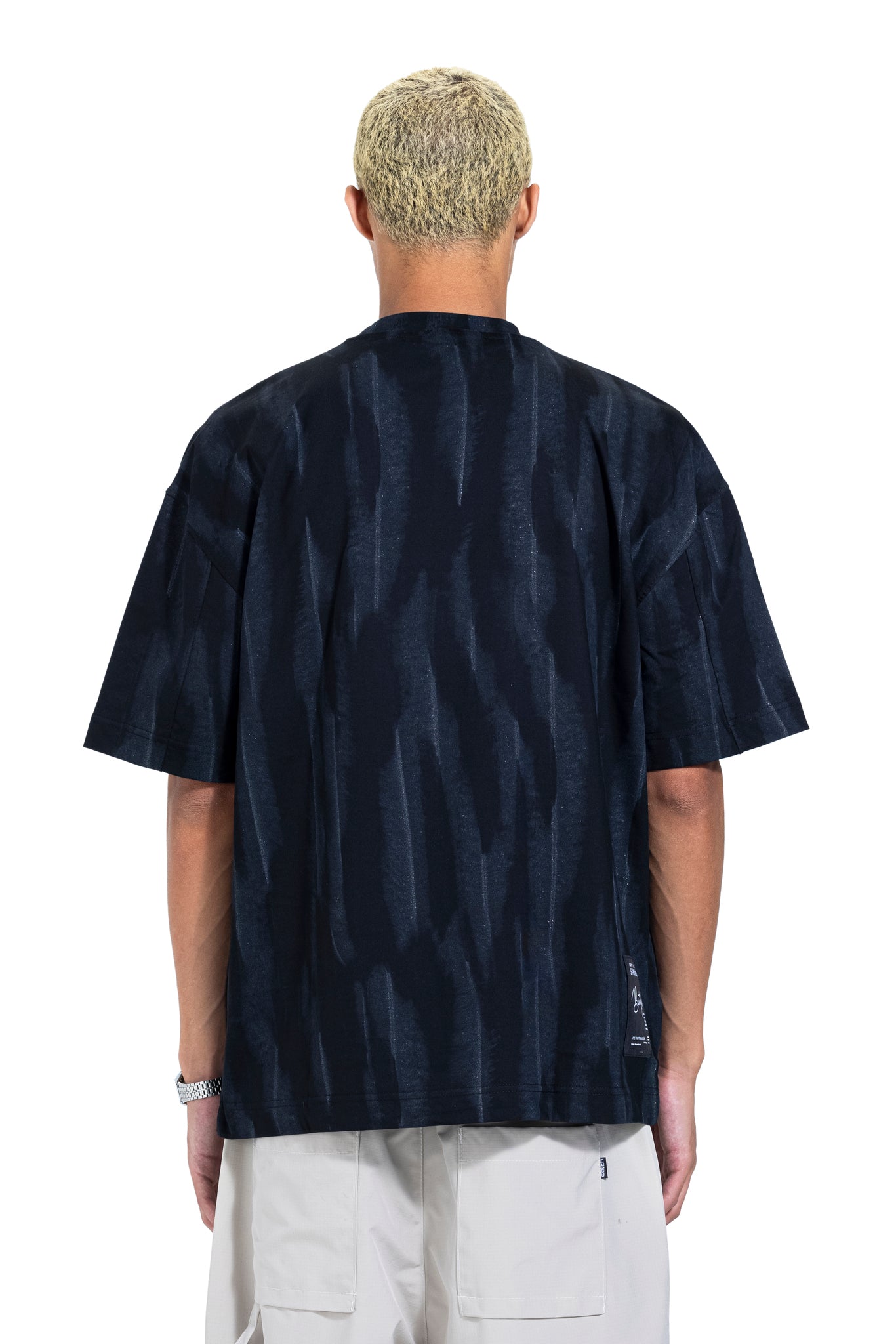 T-tshirt Tie Die In Blue