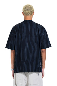 T-tshirt Tie Die In Blue