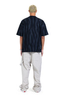 T-tshirt Tie Die In Blue