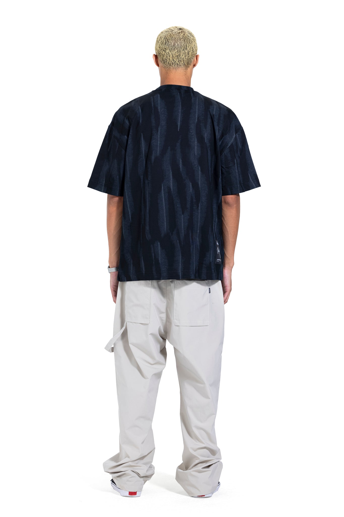 T-tshirt Tie Die In Blue