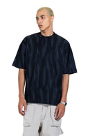 T-tshirt Tie Die In Blue