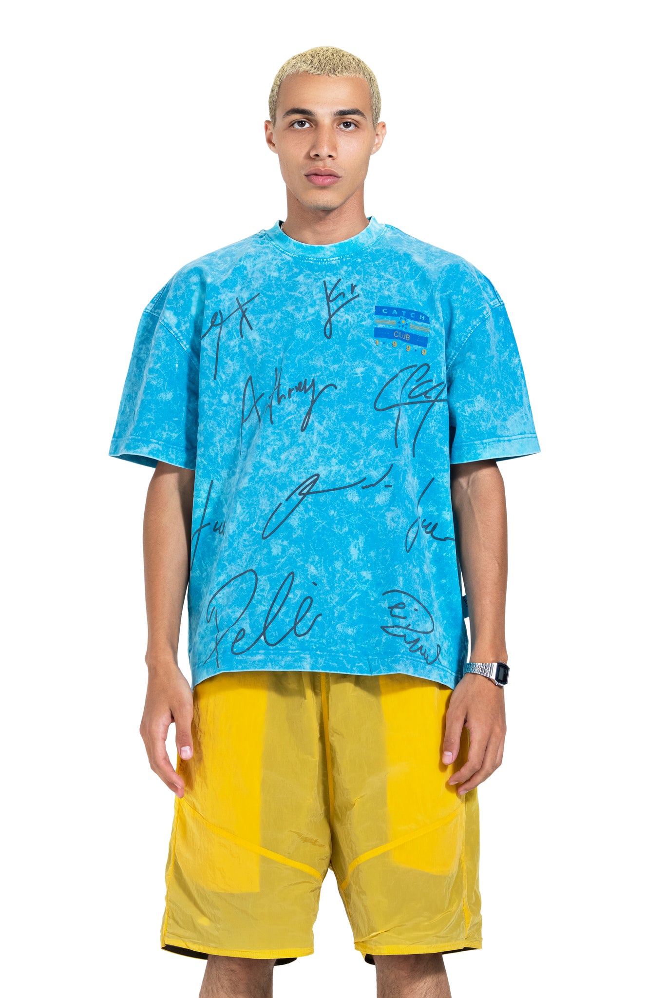 Printed Catch Light Blue