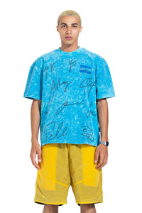 Printed Catch Light Blue