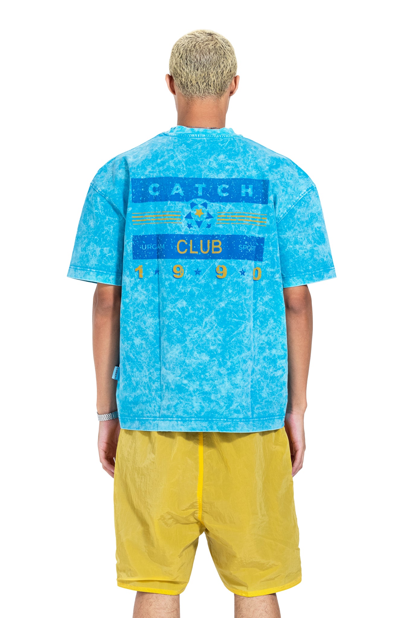 Printed Catch Light Blue
