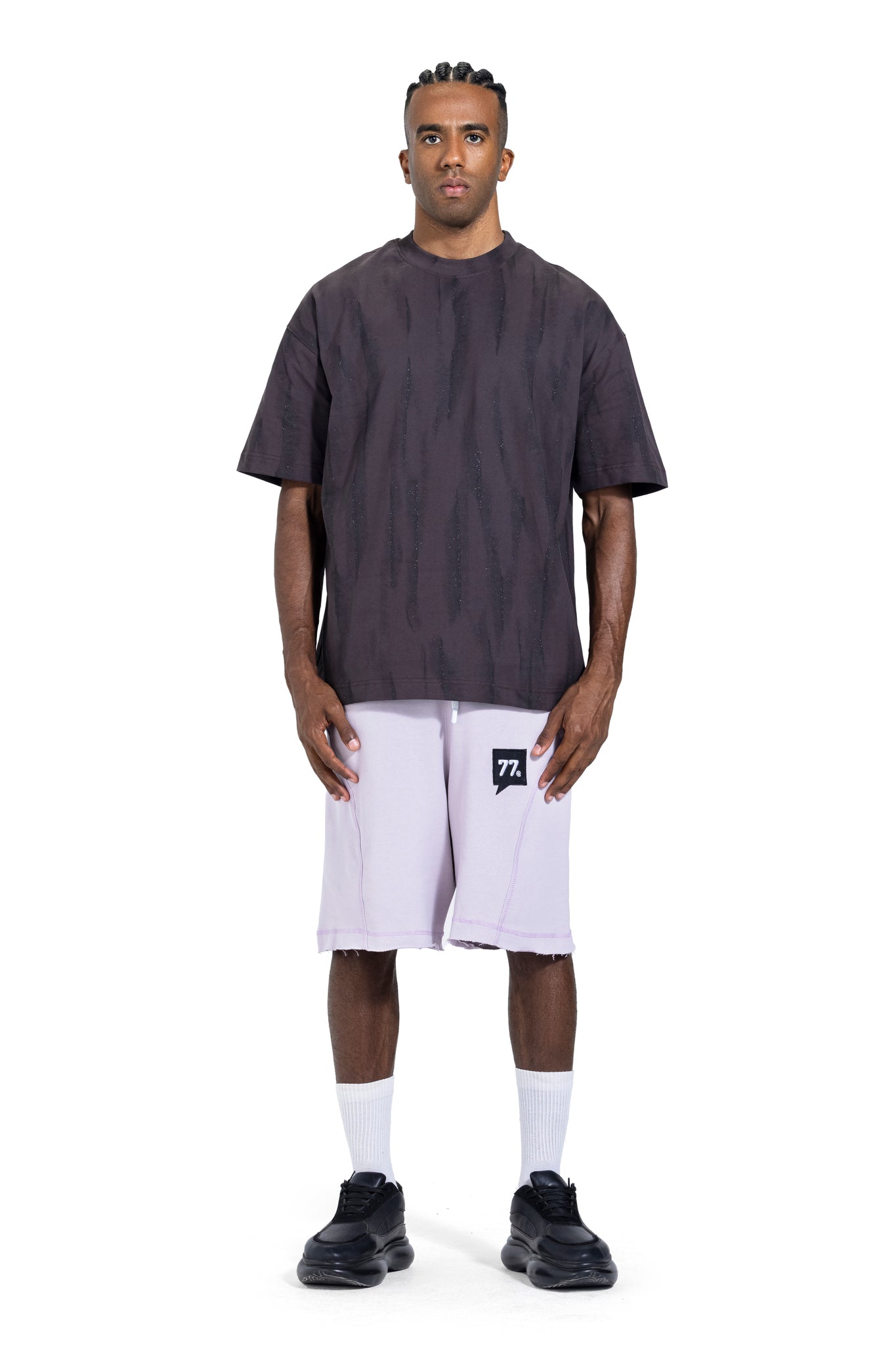 T-shirt Tie Die In Brown