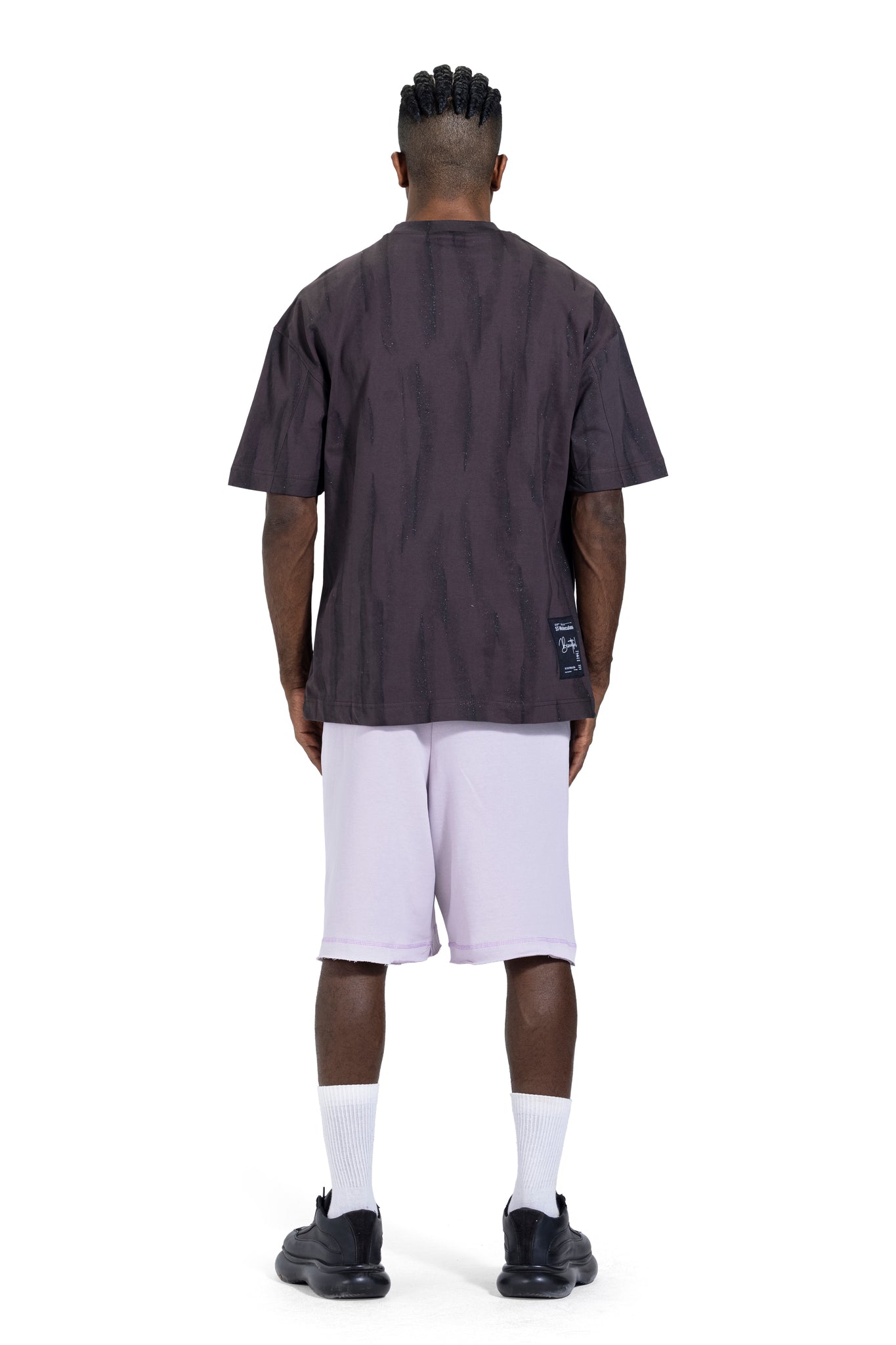 T-shirt Tie Die In Brown