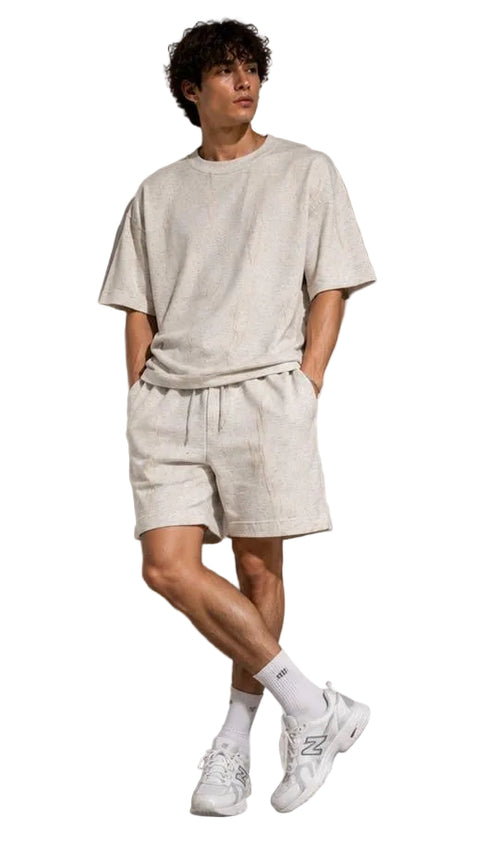 Textured Printed Summer Set