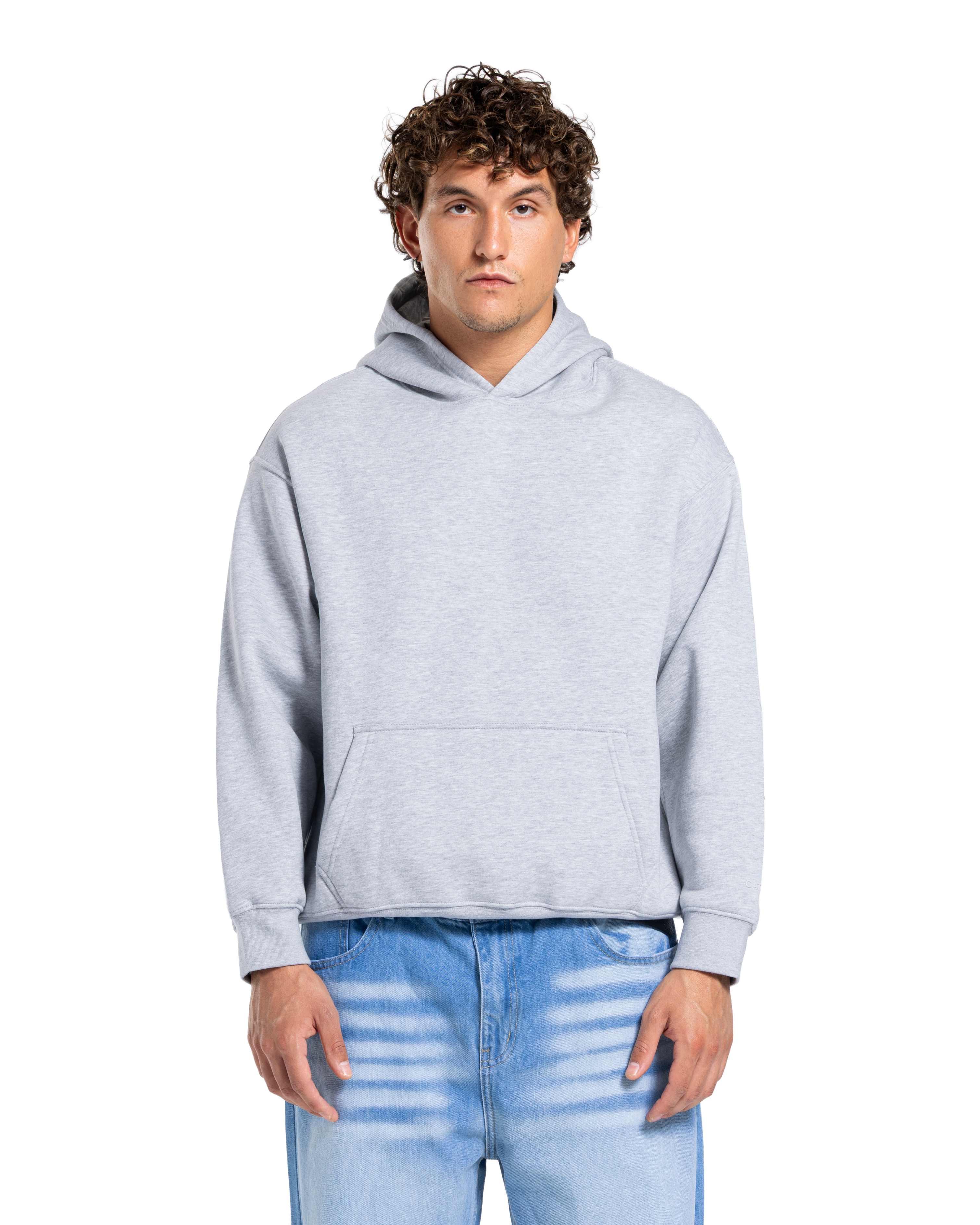 Basic Hoodie OverSized in  GRAY