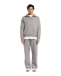 BASIC QUARTER-ZIP SWEATSHIRT