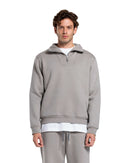 BASIC QUARTER-ZIP SWEATSHIRT