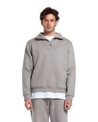 BASIC QUARTER-ZIP SWEATSHIRT