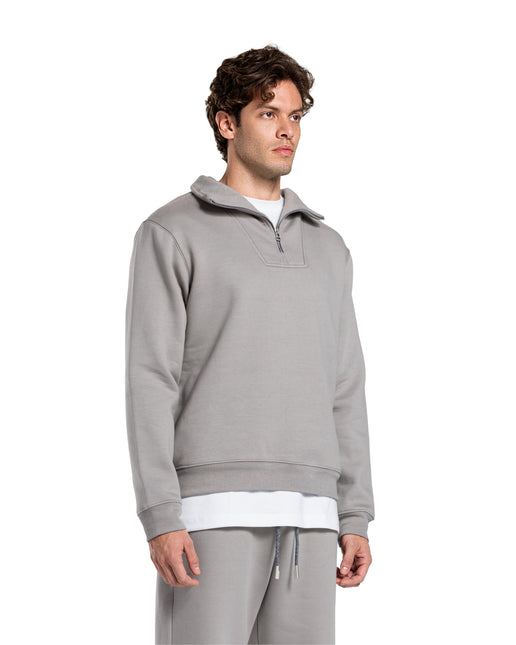 CATCH Dark Grey Quarter-Zip Hoodie