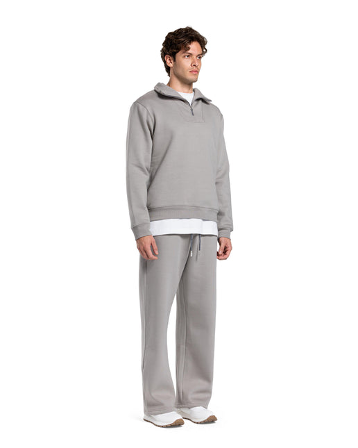 CATCH Dark Grey Quarter-Zip Hoodie