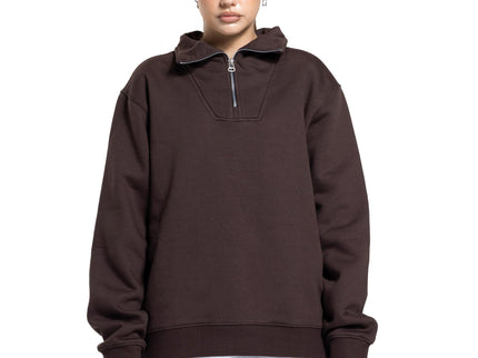 CATCH Brown Quarter-Zip Hoodie