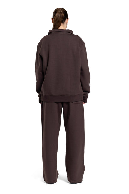 CATCH Brown Quarter-Zip Hoodie