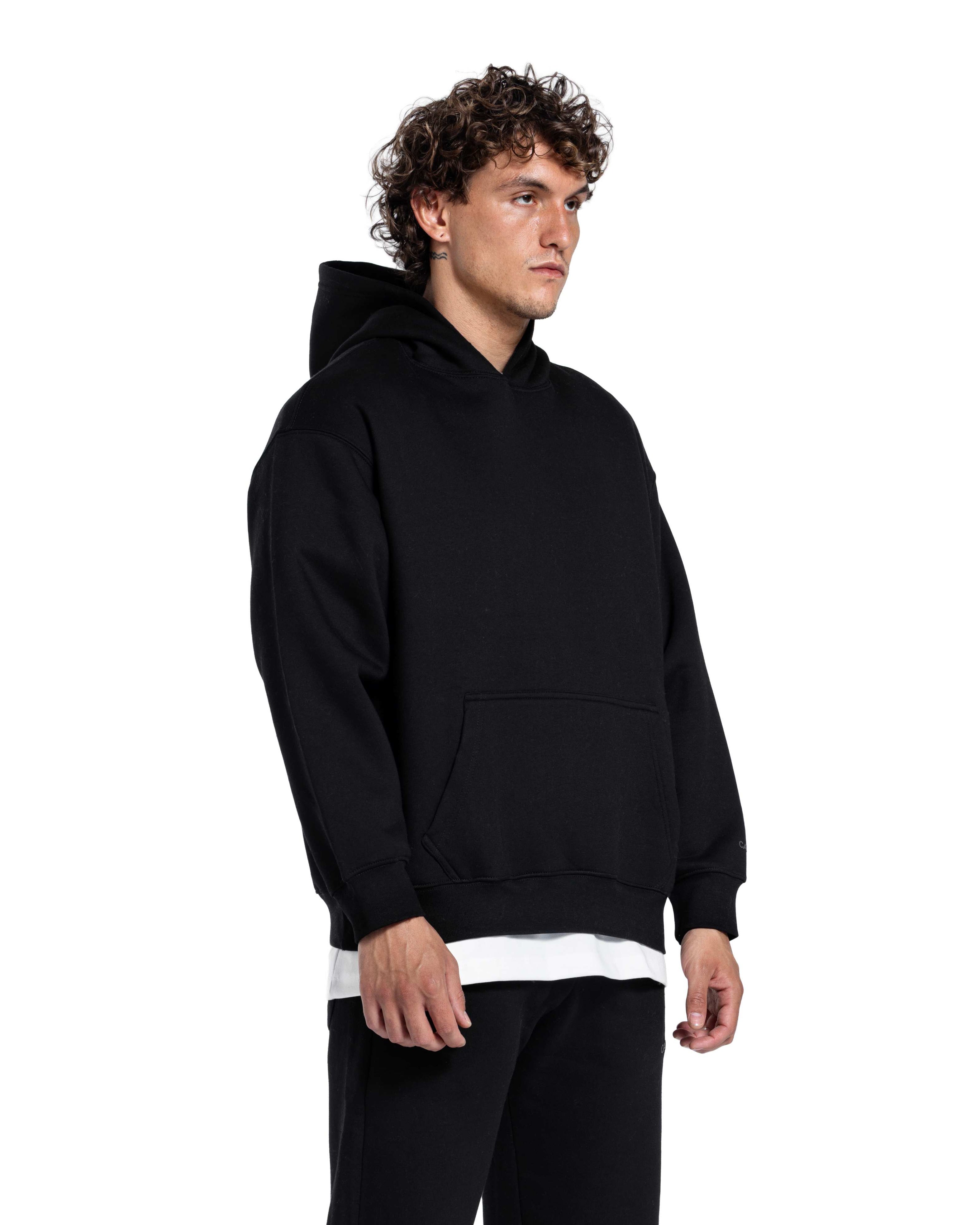 Basic Hoodie OverSized in BLACK