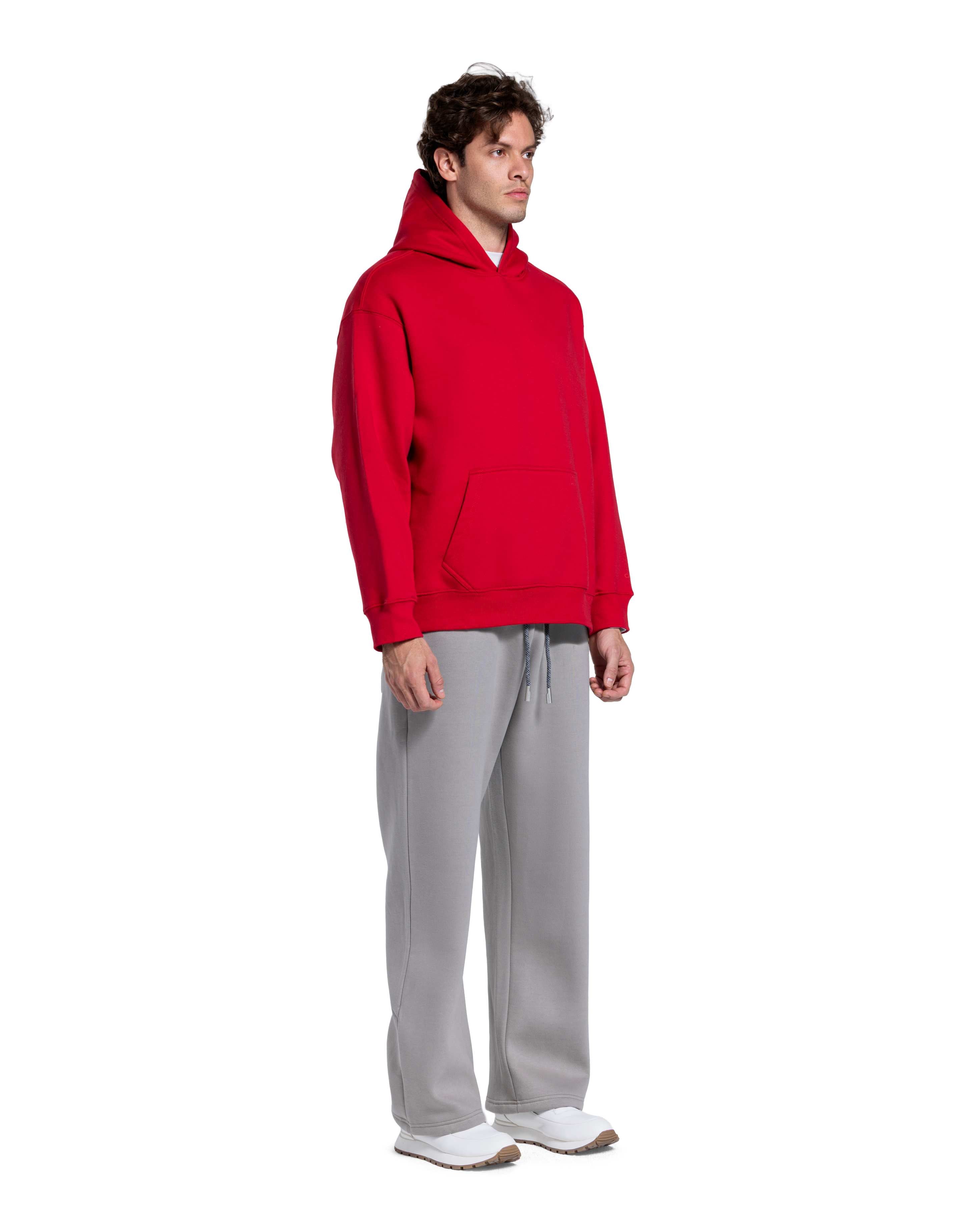 Basic Hoodie OverSized in RED