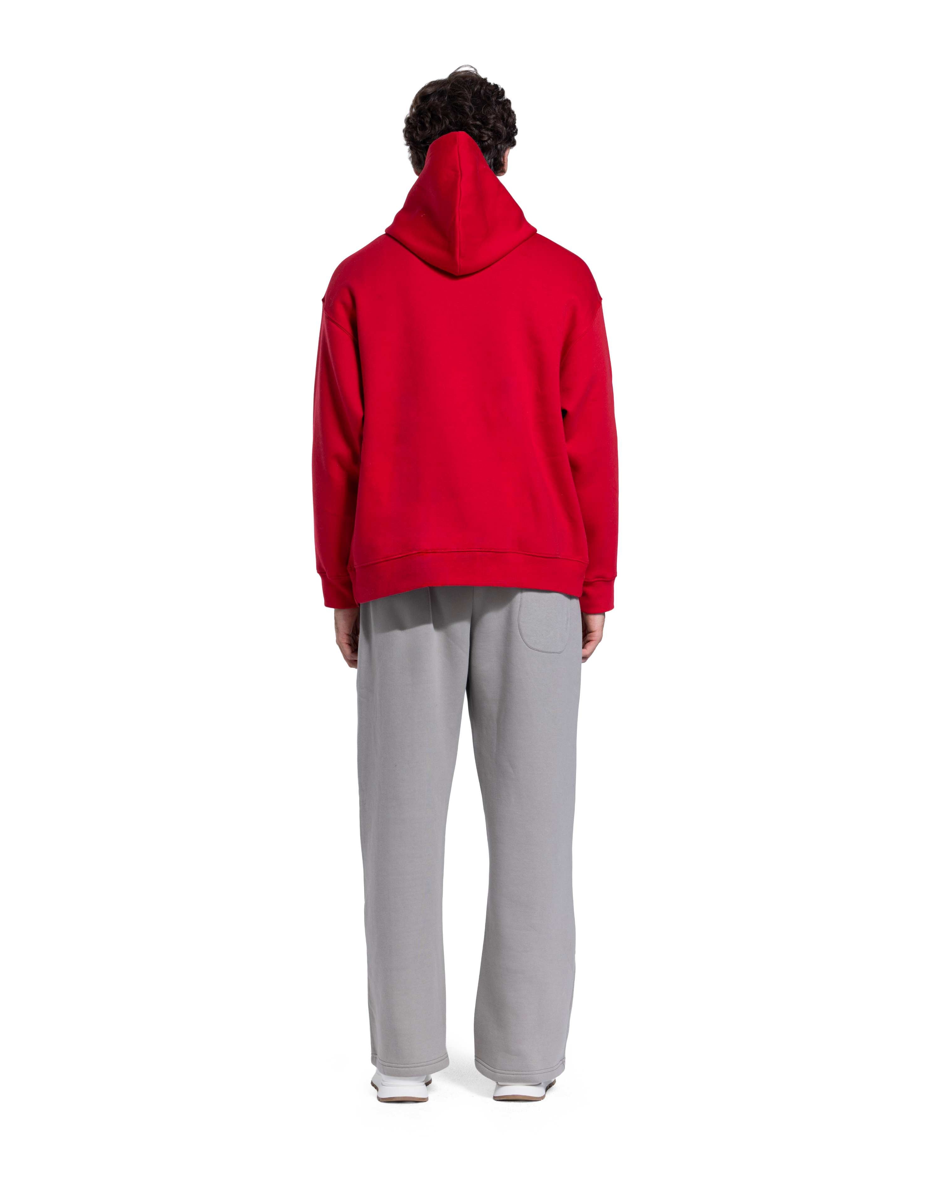 Basic Hoodie OverSized in RED