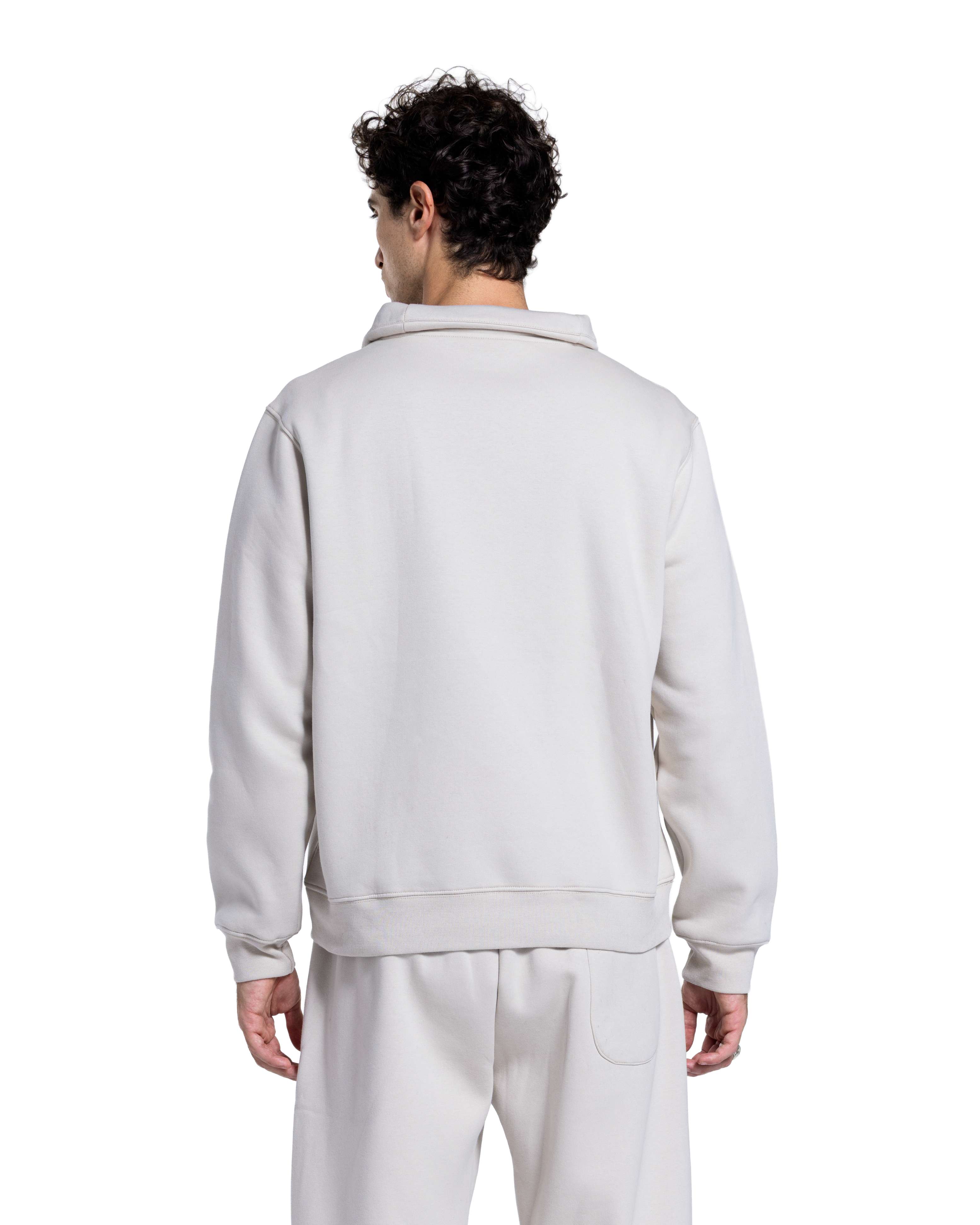 BASIC QUARTER-ZIP SWEATSHIRT