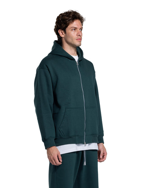 CATCH Essential Zip-Up Hoodie – Olive