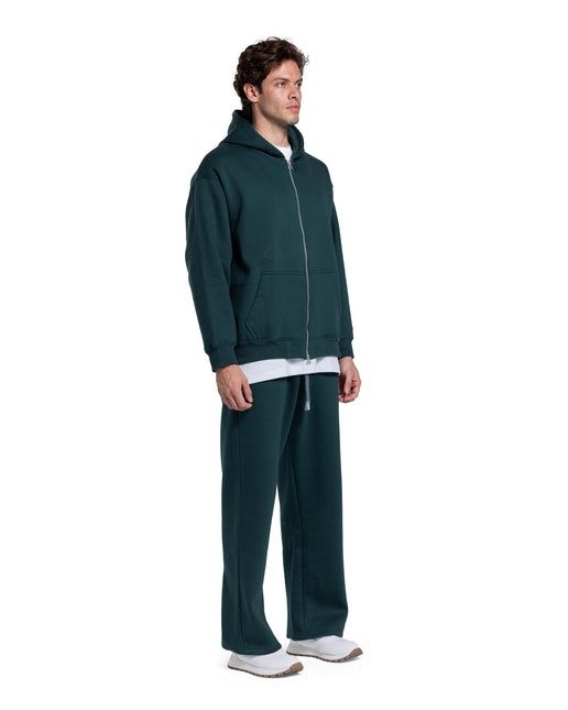 CATCH Essential Zip-Up Hoodie – Olive
