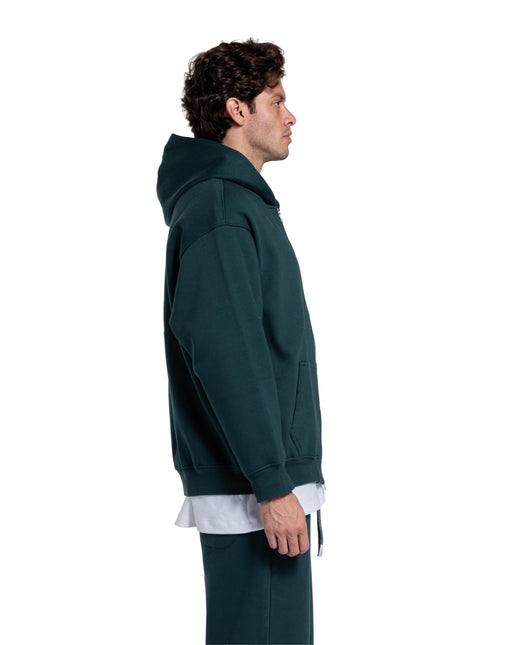 CATCH Essential Zip-Up Hoodie – Olive
