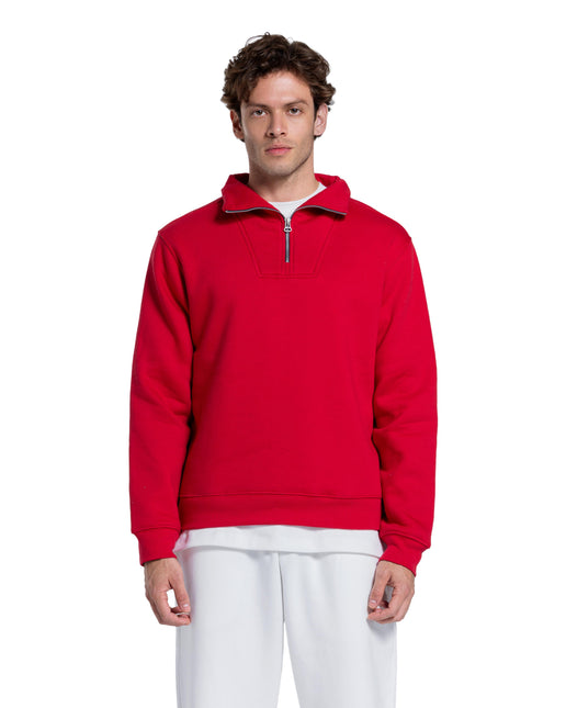 CATCH Red Quarter-Zip Hoodie