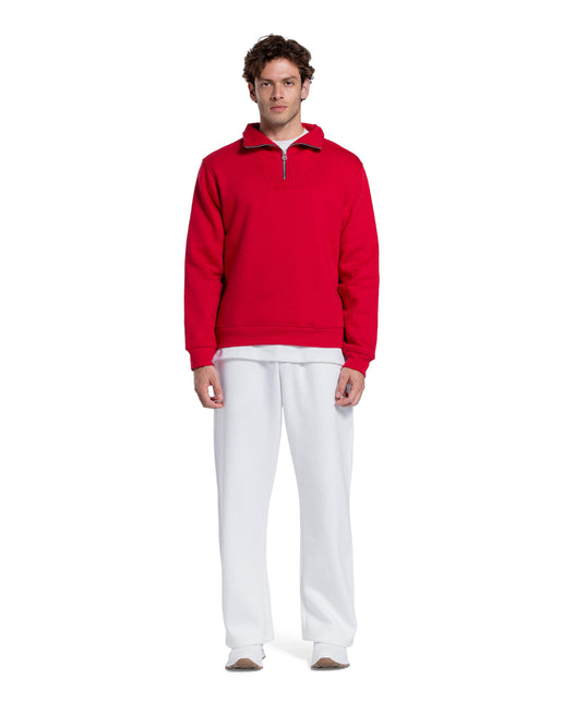CATCH Red Quarter-Zip Hoodie