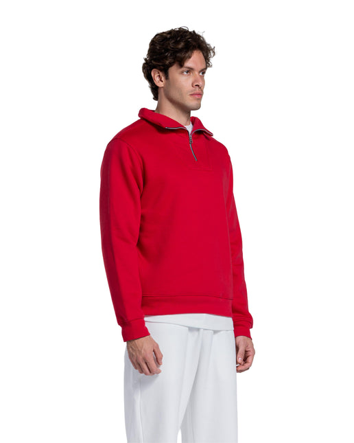CATCH Red Quarter-Zip Hoodie