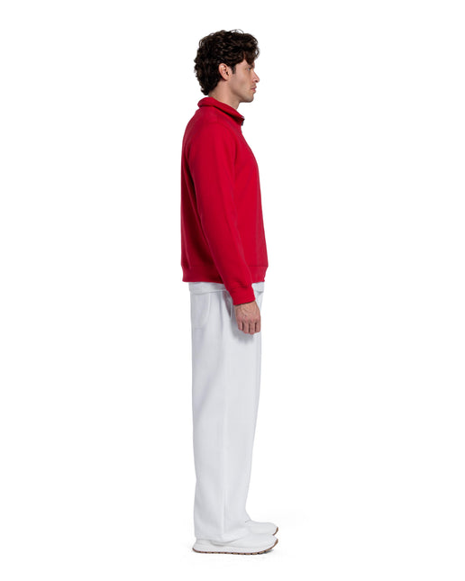 CATCH Red Quarter-Zip Hoodie