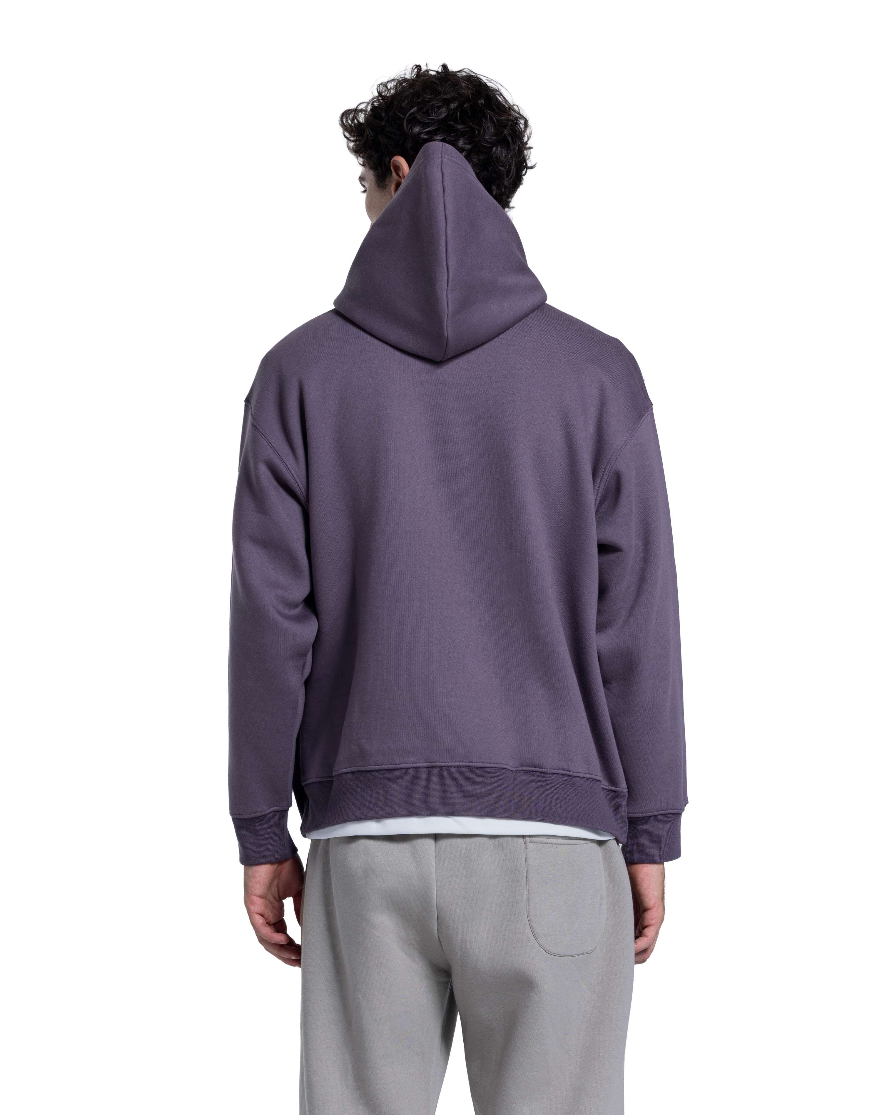 Basic Hoodie OverSized in D MAUVE