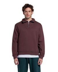 BASIC QUARTER-ZIP SWEATSHIRT