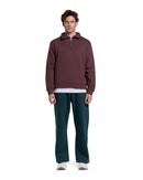 BASIC QUARTER-ZIP SWEATSHIRT