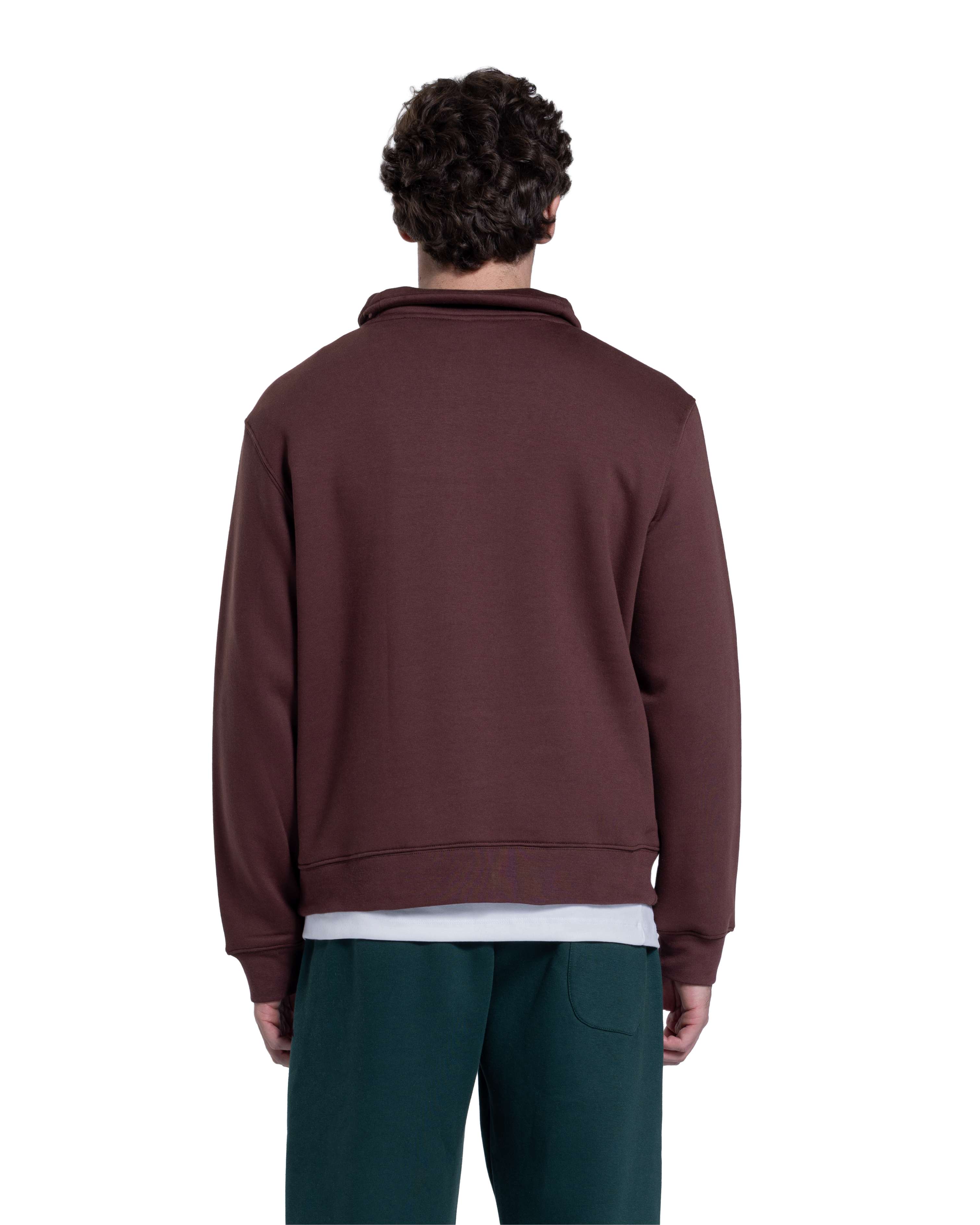 BASIC QUARTER-ZIP SWEATSHIRT