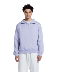 BASIC QUARTER-ZIP SWEATSHIRT