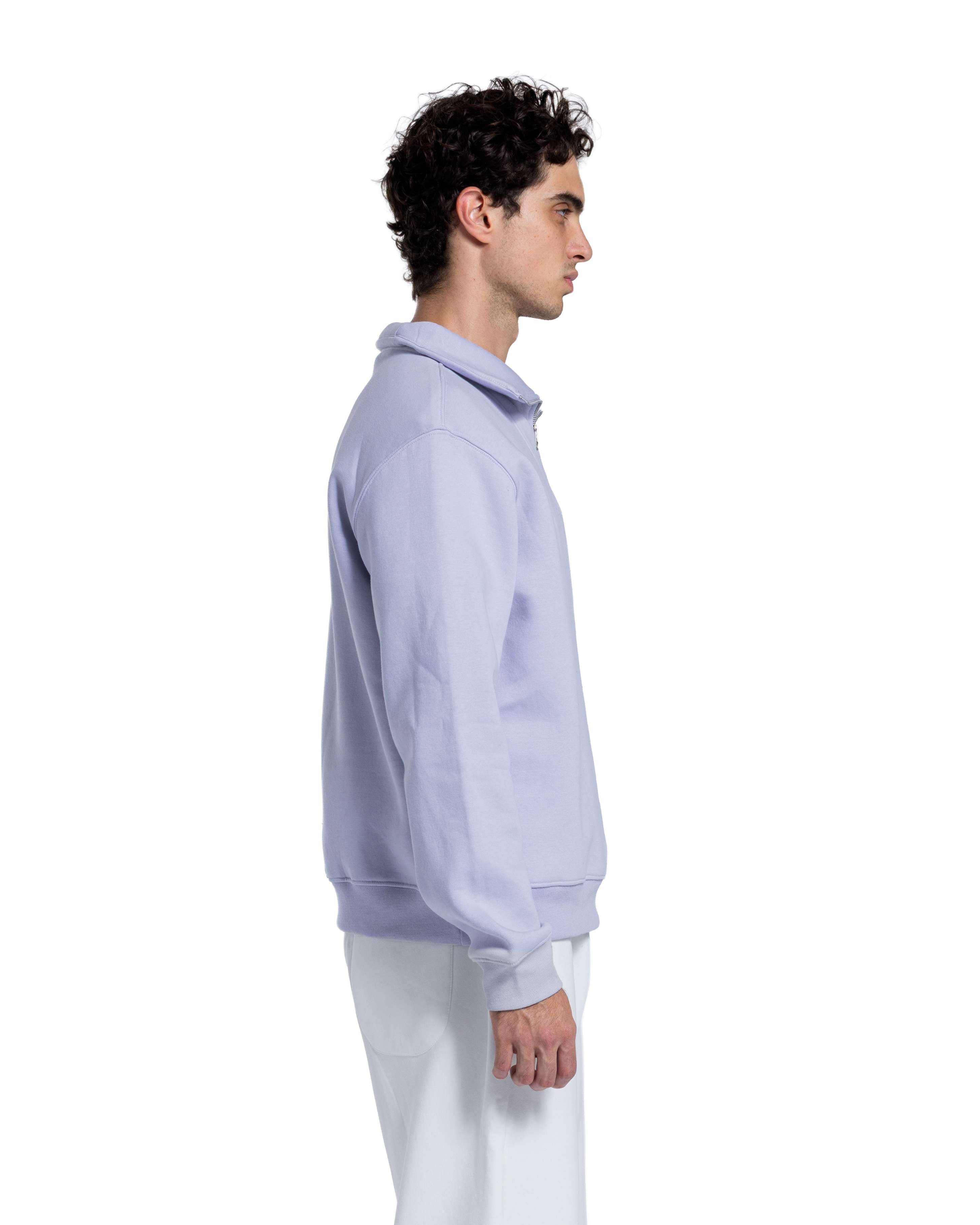 BASIC QUARTER-ZIP SWEATSHIRT